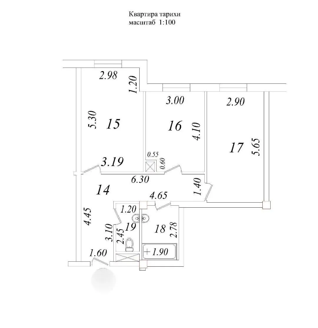 Продаётся 3-комнатная квартира, 67 м², 10/10 этаж — Чиланзарский район