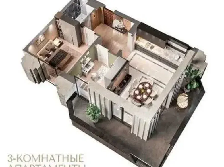 Сотилади 3 хонали квартира, 84 м², 9/13 қават — Миробод тумани
