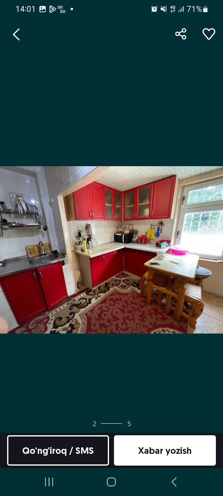 Sotiladi 3 xonali kvartira, 87.2 m², 2/9 qavat — Yunusobod tumani