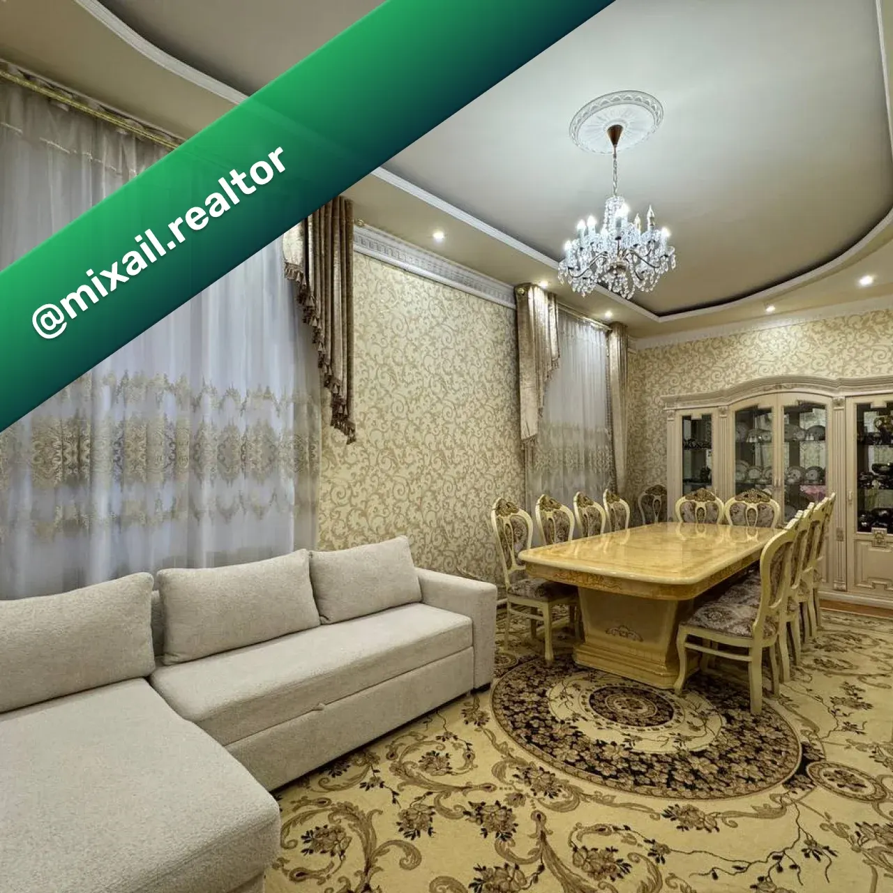 Сотилади 3 хонали квартира, 101 м², 1/2 қават — Юнусобод тумани