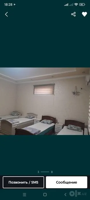 Сдаётся 1-комнатная квартира, 35 м², 1/4 этаж — Мирзо-Улугбекский район