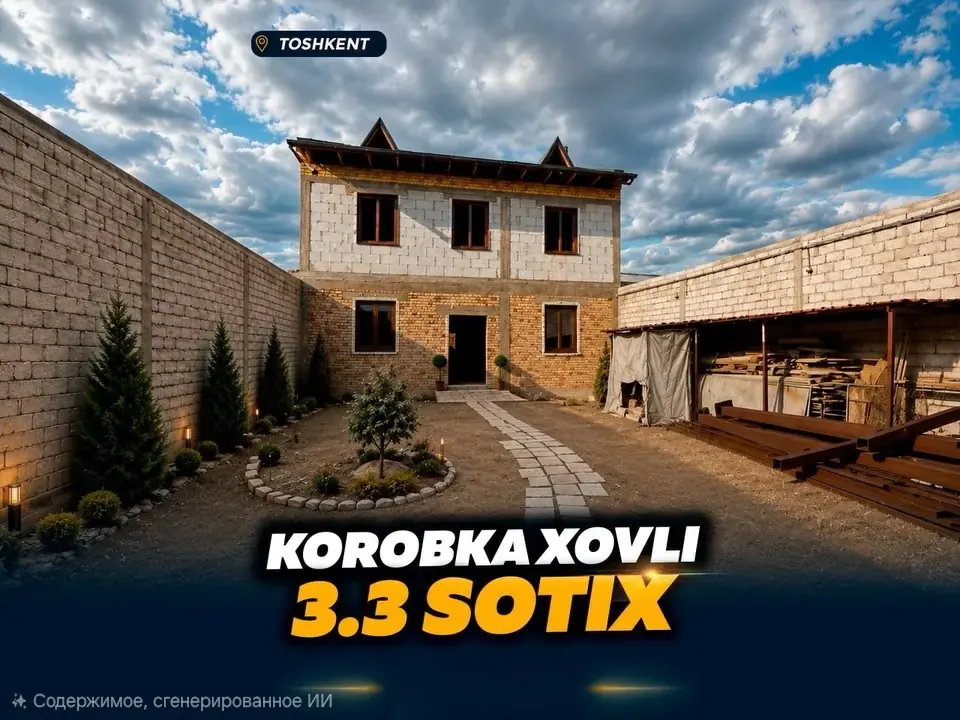 Продаётся дом, 3,3 сот., 2 этажа — Ташкентский район