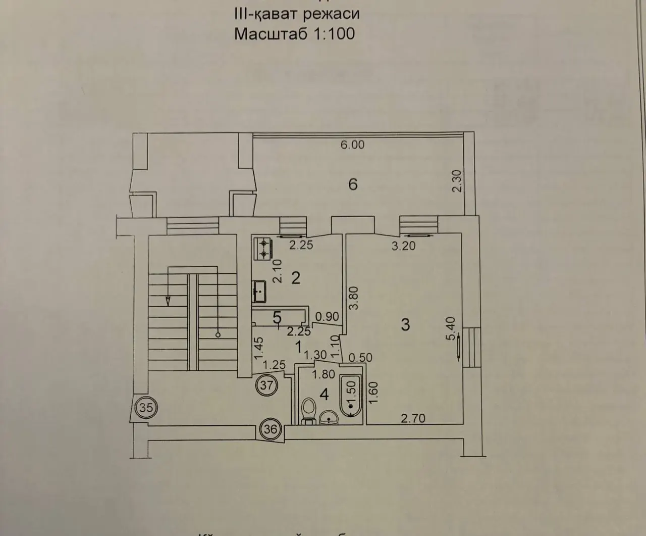 Продаётся 1-комнатная квартира, 45 м², 3/4 этаж — Мирзо-Улугбекский район