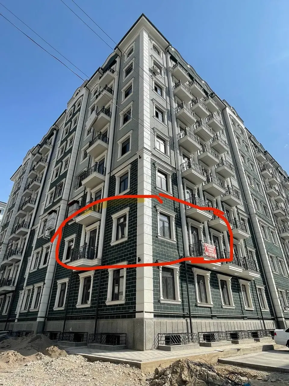 Сотилади 3 хонали квартира, 70,6 м², 2/8 қават — Шайхонтоҳур тумани