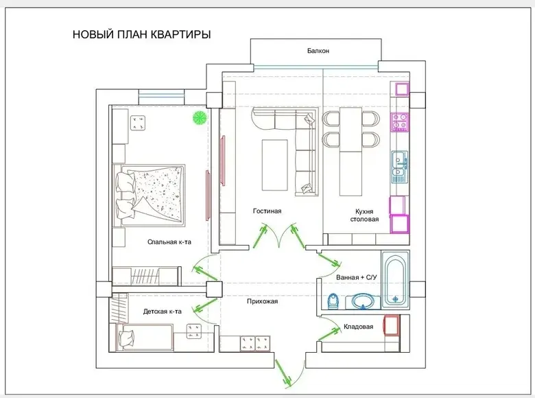 Sotiladi 3 xonali kvartira, 80 m², 7/12 qavat — Yakkasaroy tumani