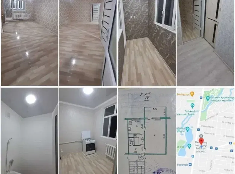 Sotiladi 1 xonali kvartira, 35 m², 4/4 qavat — Yunusobod tumani