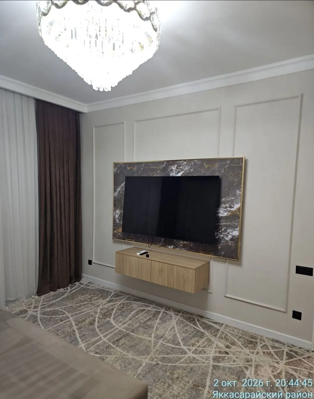 Ижарага берилади 2 хонали квартира, 56 м², 3/9 қават — Яккасарой тумани