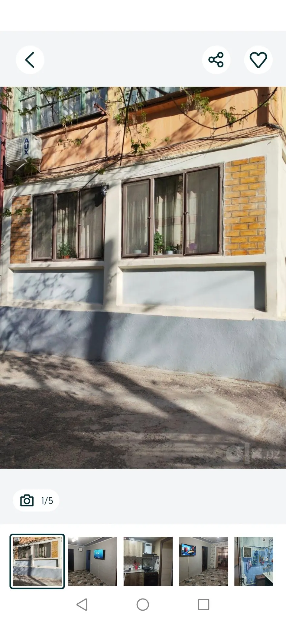 Sotiladi 2 xonali kvartira, 48 m², 1/5 qavat — Chirchiq shahri