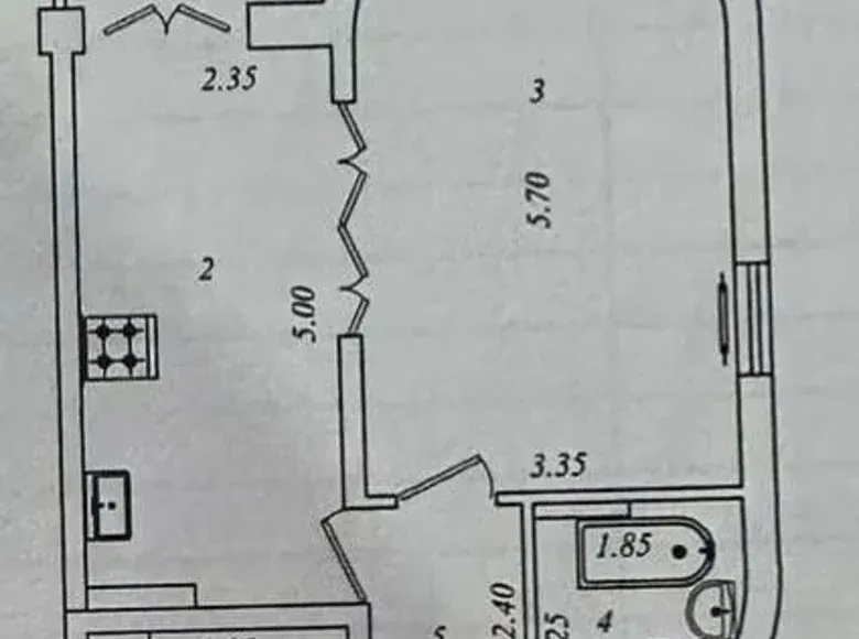 Сотилади 1 хонали квартира, 45 м², 9/16 қават — Юнусобод тумани