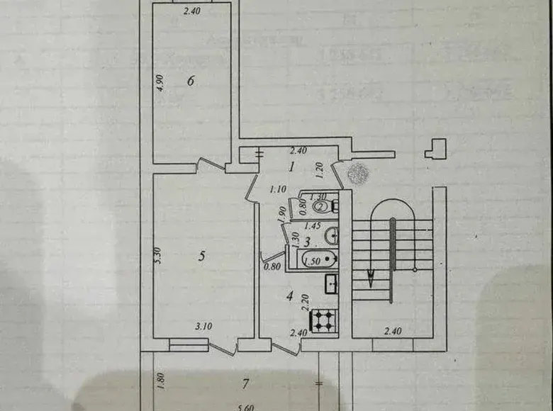Сотилади 2 хонали квартира, 52 м², 4/5 қават — Учтепа тумани