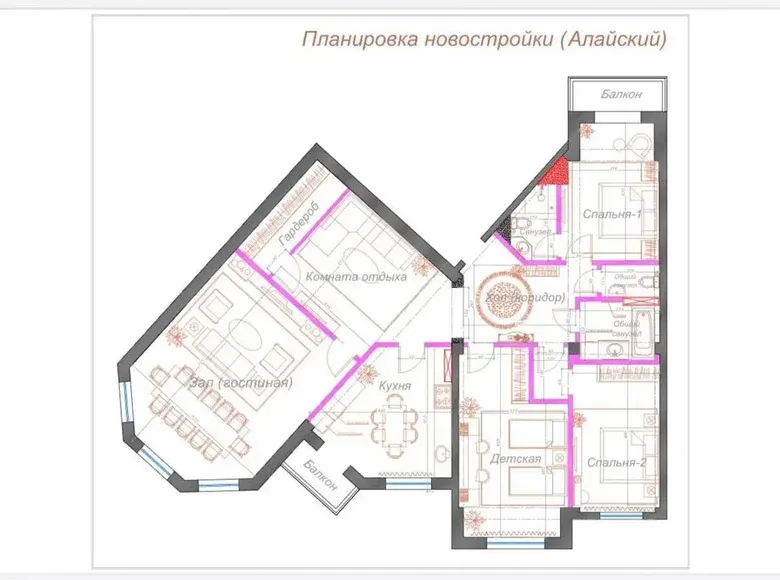 Сотилади 5 хонали квартира, 170 м², 8/11 қават — Чилонзор тумани