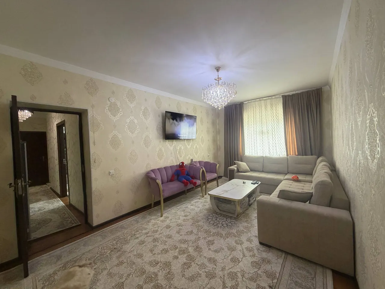 Продаётся 2-комнатная квартира, 56 м², 1/7 этаж — Сергелийский район