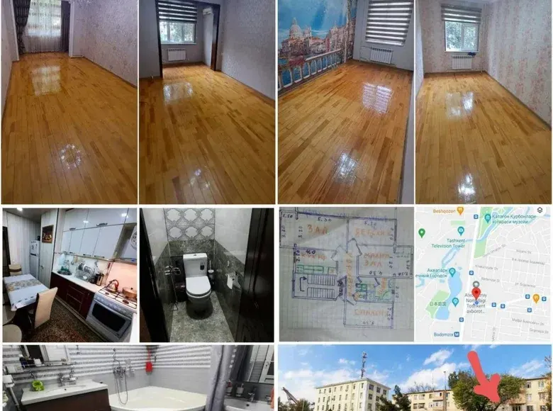 Сотилади 4 хонали квартира, 96 м², 2/4 қават — Юнусобод тумани
