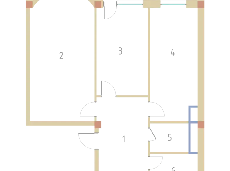 Сотилади 2 хонали квартира, 85 м², 5/9 қават — Сергели тумани