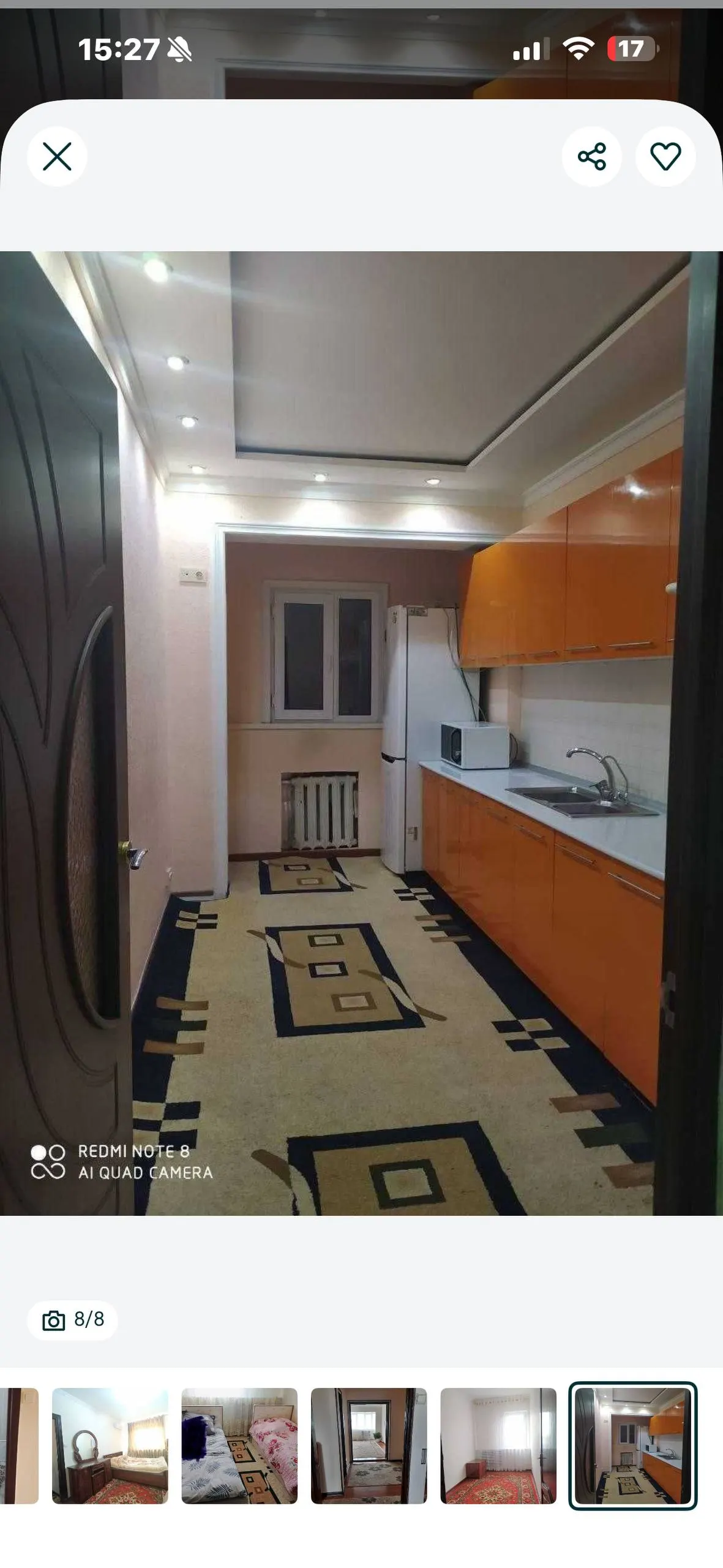 Сотилади 4 хонали квартира, 87 м², 9/9 қават — Учтепа тумани