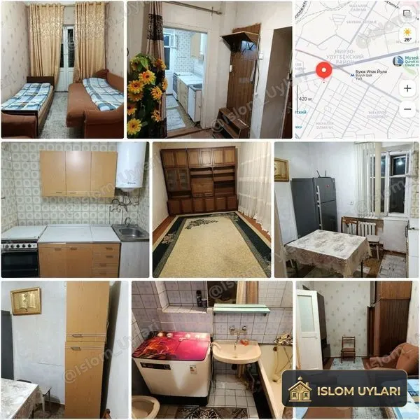 Ijaraga beriladi 2 xonali kvartira, 50 m², 2/2 qavat — Mirzo Ulugʻbek tumani