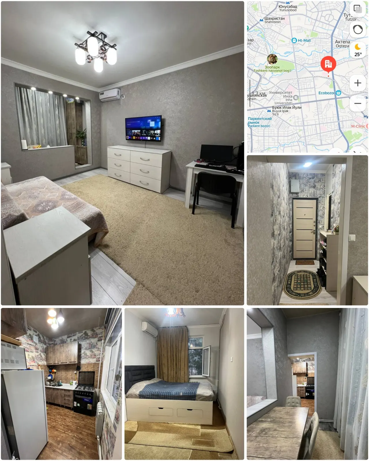 Sotiladi 2 xonali kvartira, 48 m², 2/2 qavat — Yunusobod tumani