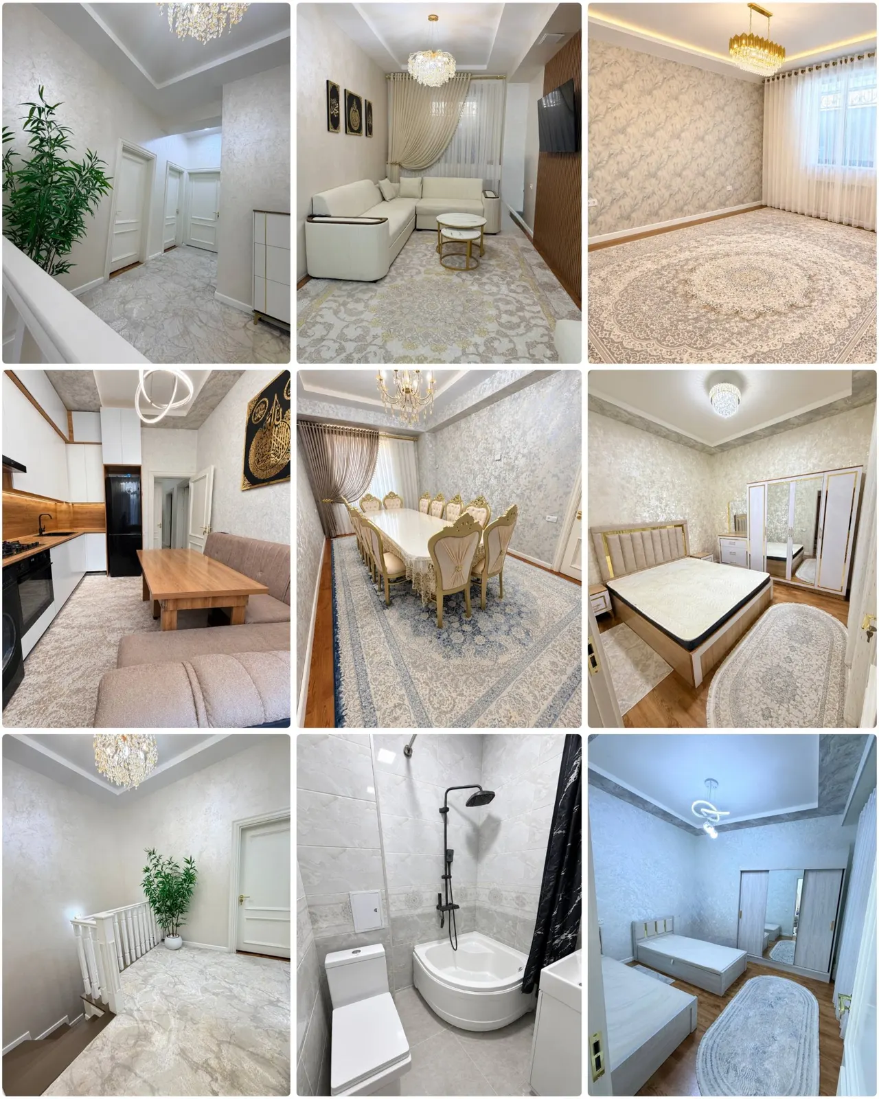 Сотилади 5 хонали квартира, 110 м², 1/2 қават — Тошкент тумани