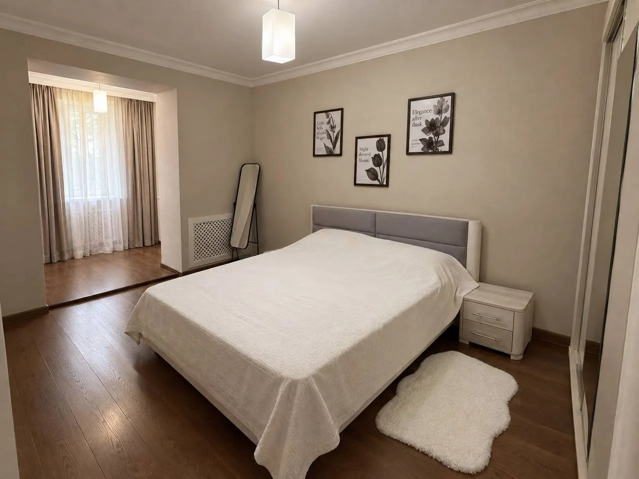 Ijaraga beriladi 3 xonali kvartira, 80 m², 3/4 qavat — Mirobod tumani