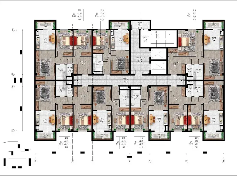 Sotiladi 2 xonali kvartira, 44 m², 2/11 qavat