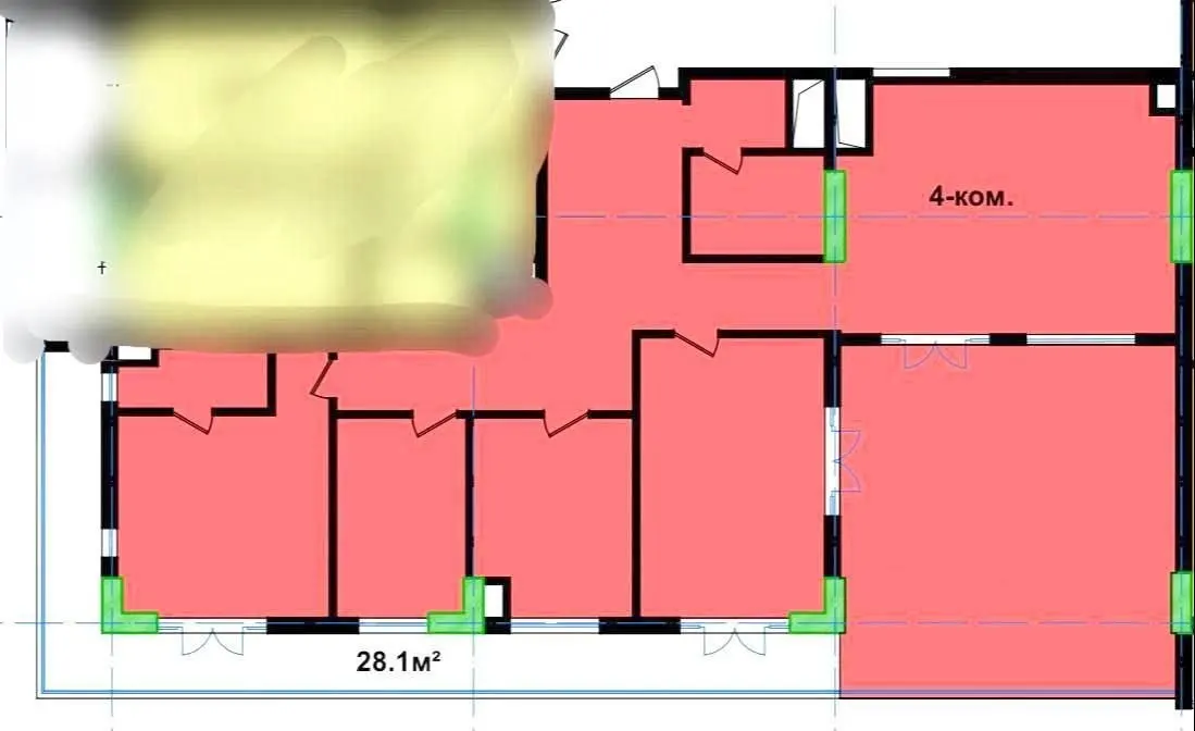 Продаётся 4-комнатная квартира, 161 м², 16/16 этаж — Яккасарайский район