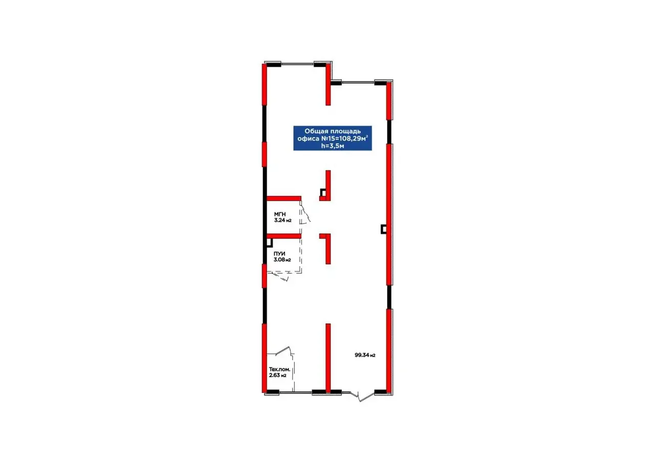 Сдаётся коммерческое помещение, 126 м², 1/9 этаж — Яшнабадский район