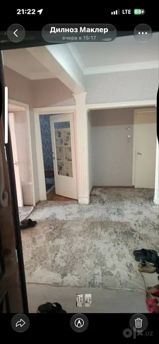 Ijaraga beriladi 2 xonali kvartira, 60 m², 1/1 qavat — Uchtepa tumani