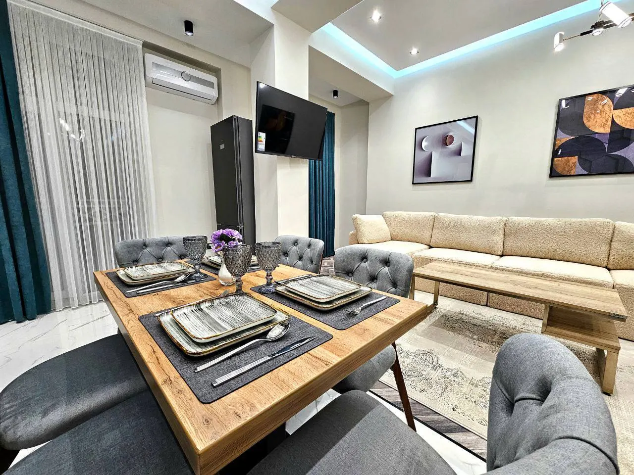 Ijaraga beriladi 3 xonali kvartira, 120 m², 4/8 qavat — Mirobod tumani
