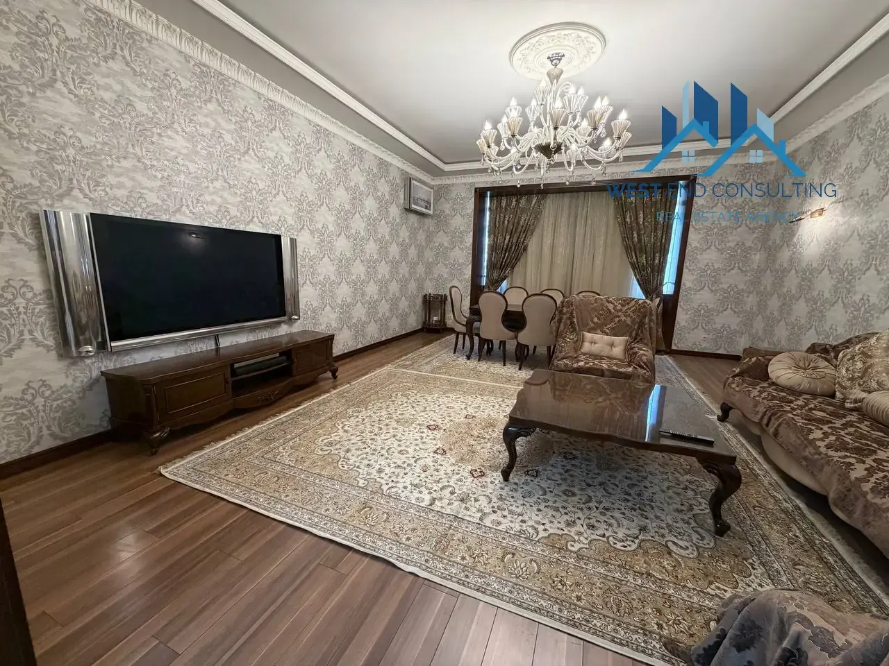 Ijaraga beriladi 3 xonali kvartira, 140 m², 1/8 qavat — Mirobod tumani