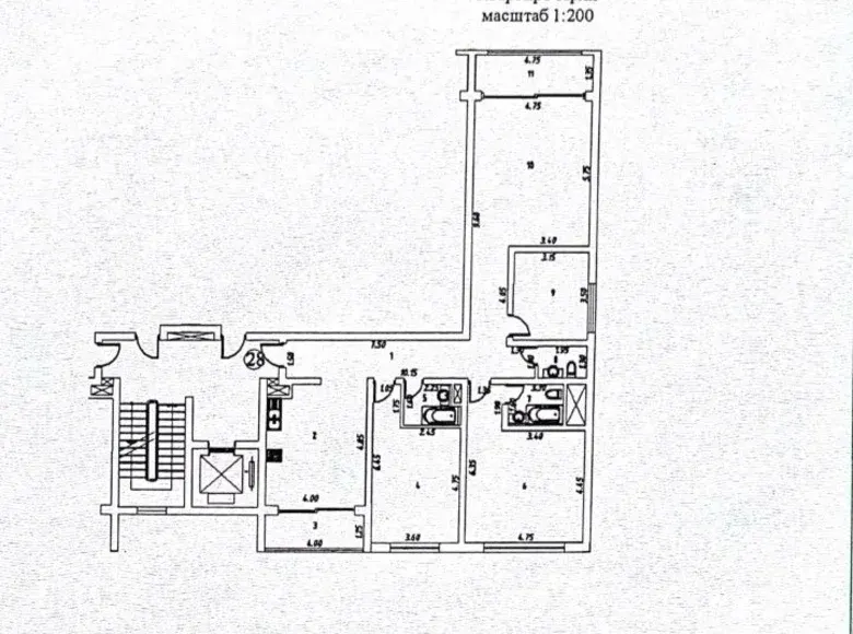 Продаётся 4-комнатная квартира, 142 м², 2/7 этаж — Яккасарайский район