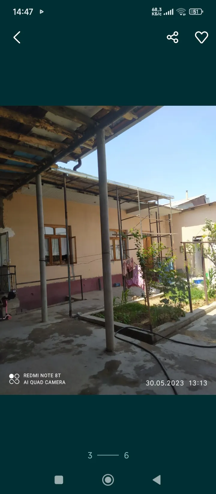 Sotiladi hovli uy, 6 sotix, 1 qavatli — Yunusobod tumani