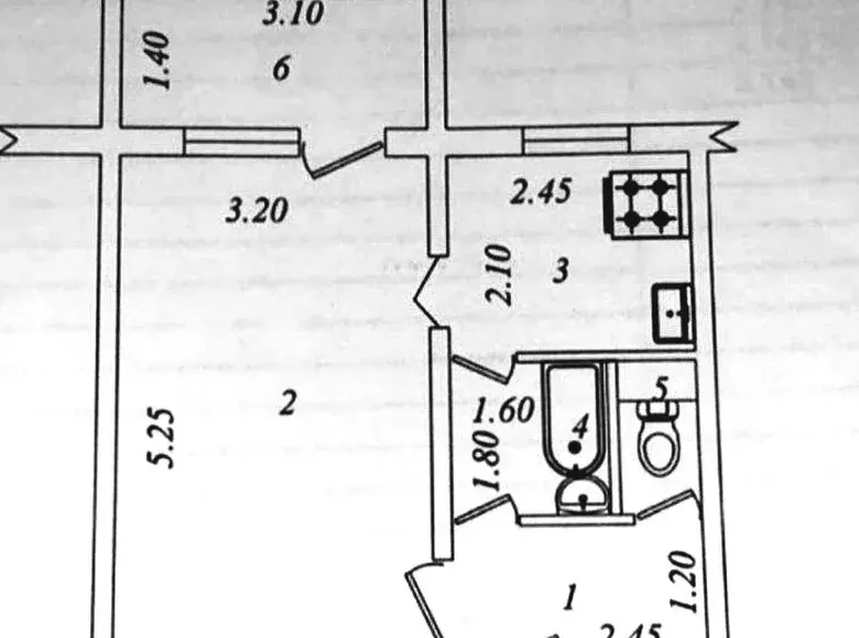 Сотилади 1 хонали квартира, 35 м², 1/4 қават — Яшнобод тумани