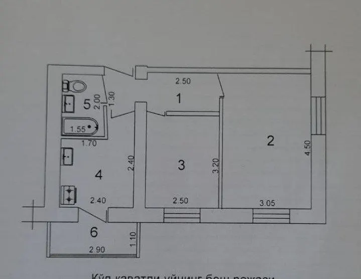 Продаётся 2-комнатная квартира, 40 м², 5/5 этаж — Мирзо-Улугбекский район