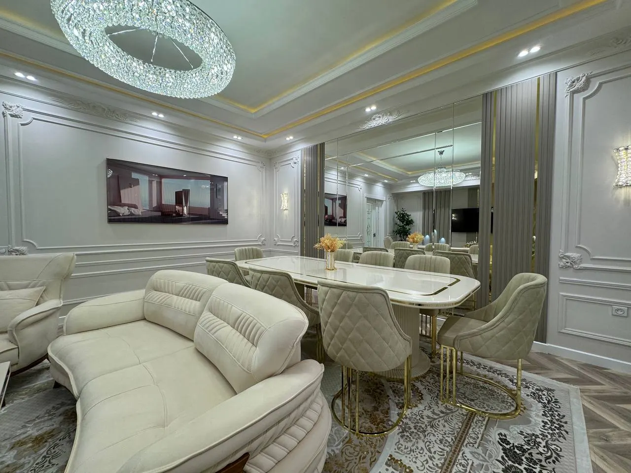 Ижарага берилади 4 хонали квартира, 120 м², 5/8 қават — Миробод тумани