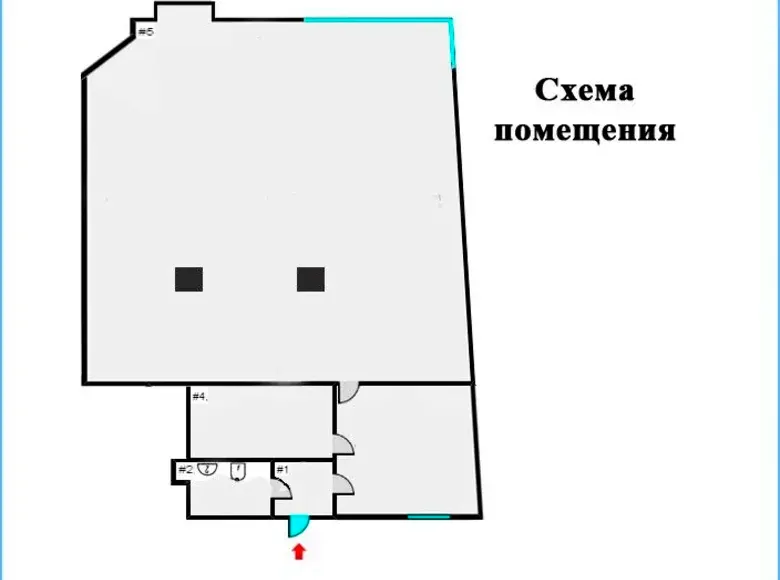 Ijaraga beriladi tijorat binosi, 95 m² — Yunusobod tumani