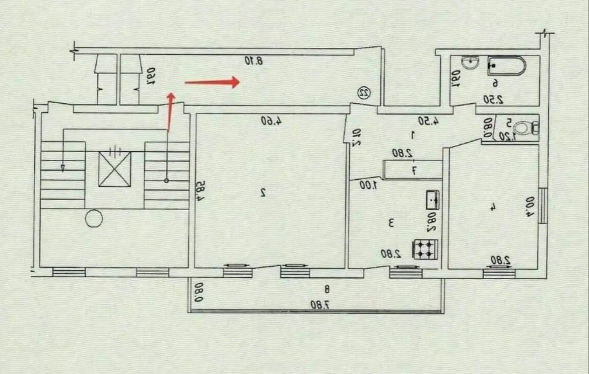 Сотилади 2 хонали квартира, 60 м², 3/9 қават — Мирзо Улуғбек тумани