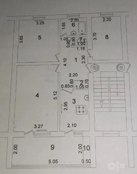 Sotiladi 3 xonali kvartira, 66 m², 2/4 qavat — Yangihayot tumani