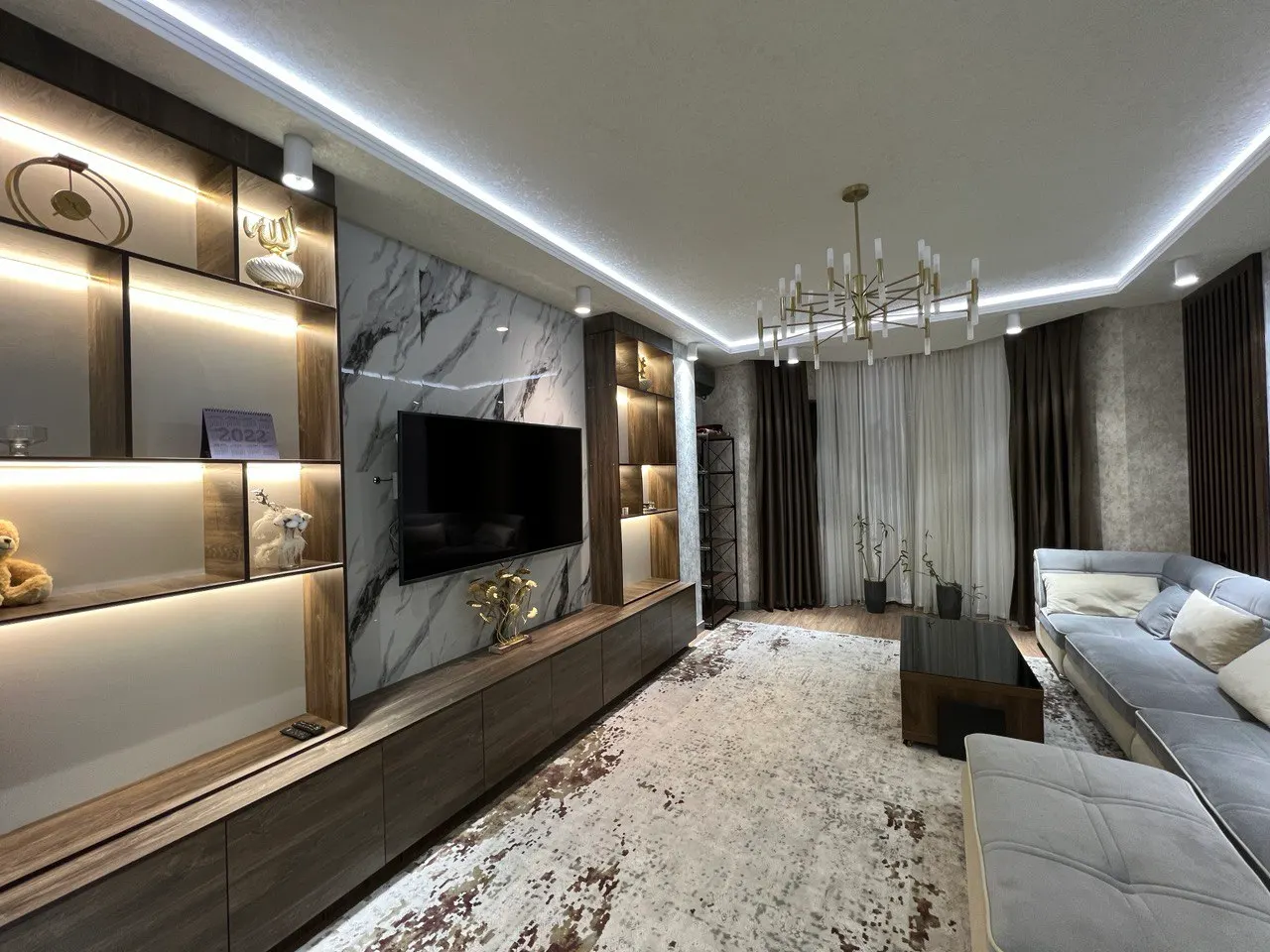 Ijaraga beriladi 3 xonali kvartira, 105 m², 4/13 qavat — Yakkasaroy tumani