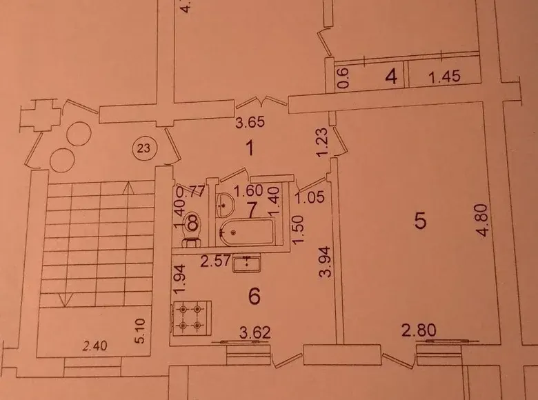 Сотилади 3 хонали квартира, 75 м², 4/4 қават — Миробод тумани