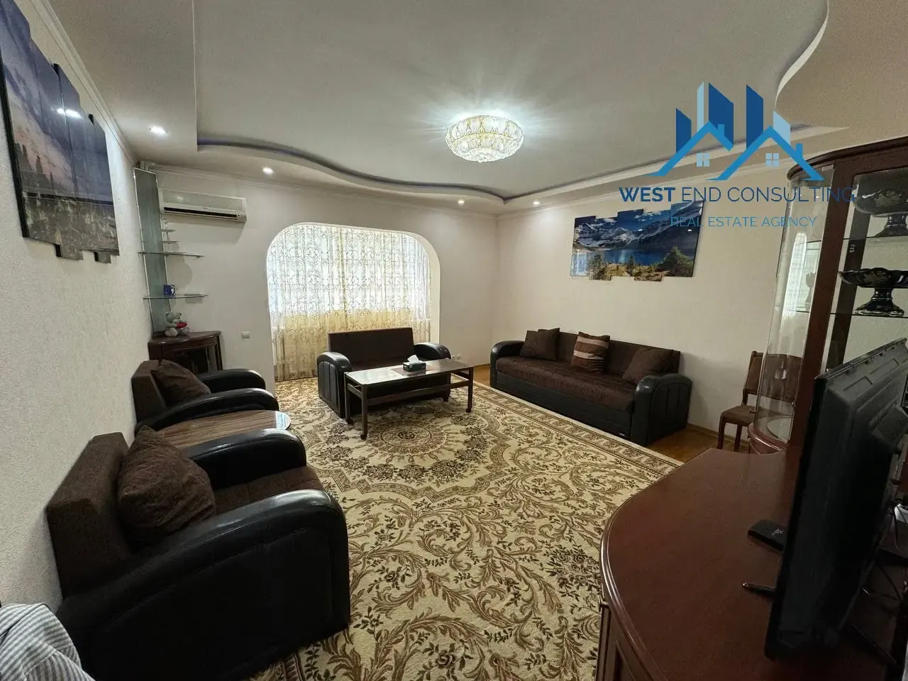 Ижарага берилади 2 хонали квартира, 65 м², 5/9 қават — Миробод тумани