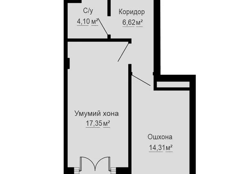 Sotiladi 2 xonali kvartira, 46 m², 7/16 qavat — Yunusobod tumani
