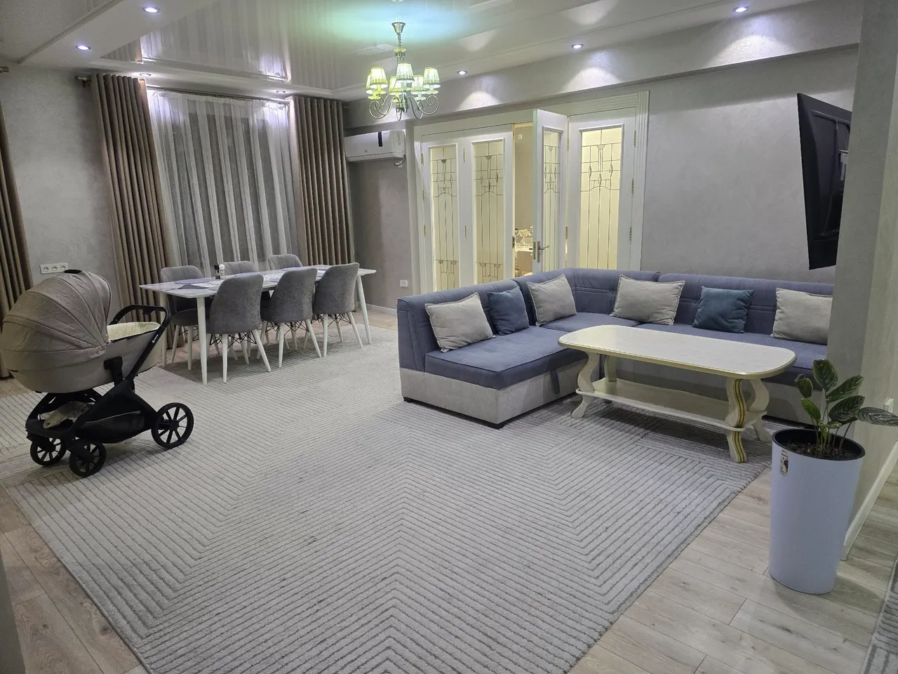 Ижарага берилади 4 хонали квартира, 134 м², 2/6 қават — Шайхонтоҳур тумани
