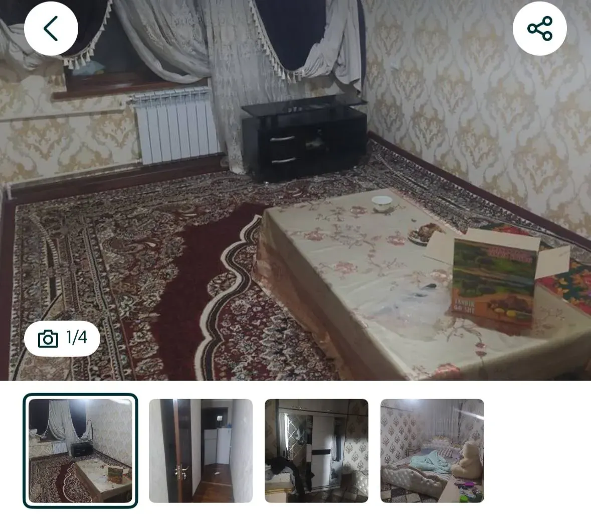 Сдаётся 3-комнатная квартира, 90 м², 4/4 этаж — Юнусабадский район