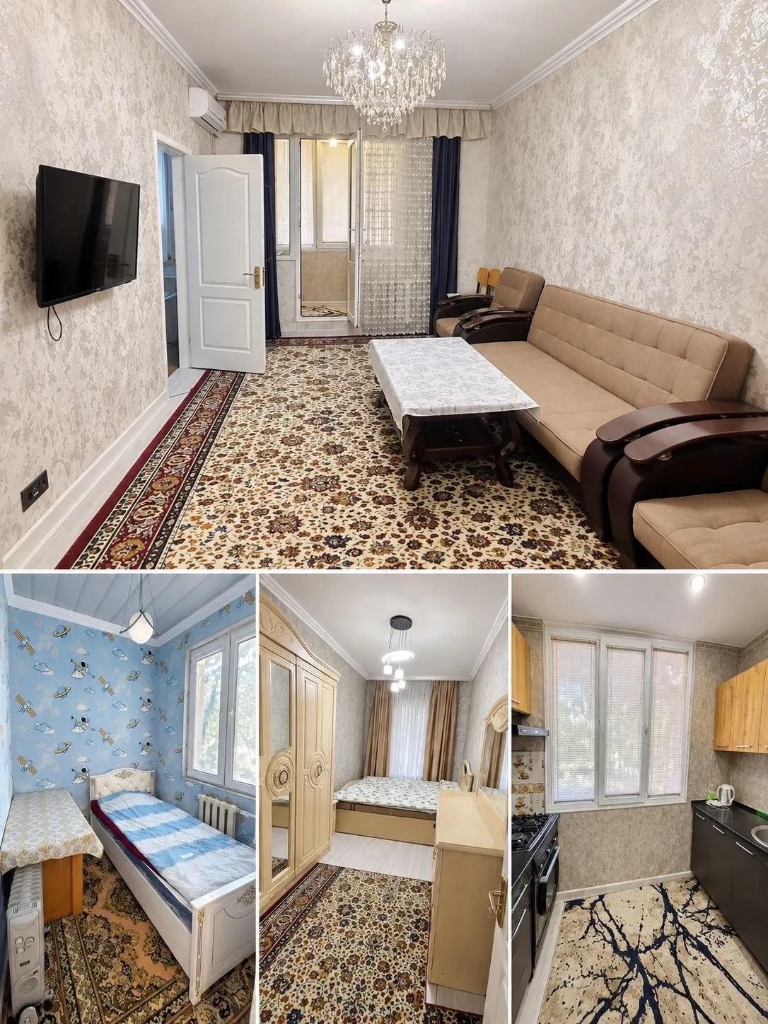 Ijaraga beriladi 3 xonali kvartira, 52 m², 1/4 qavat — Mirzo Ulugʻbek tumani