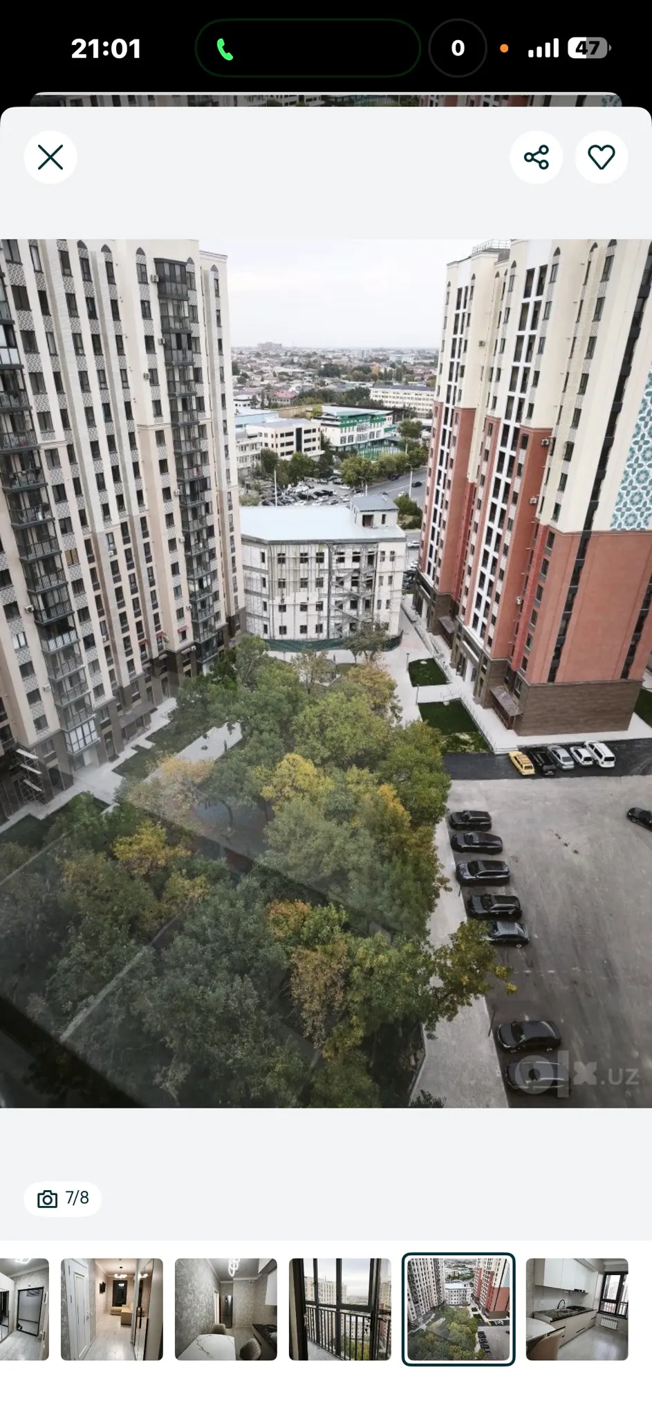 Сдаётся 2-комнатная квартира, 50 м², 2/16 этаж — Юнусабадский район