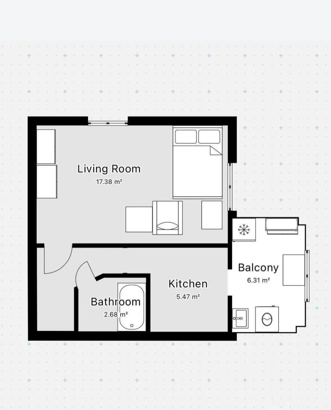 Продаётся 1-комнатная квартира, 38 м², 4/5 этаж — Учтепинский район