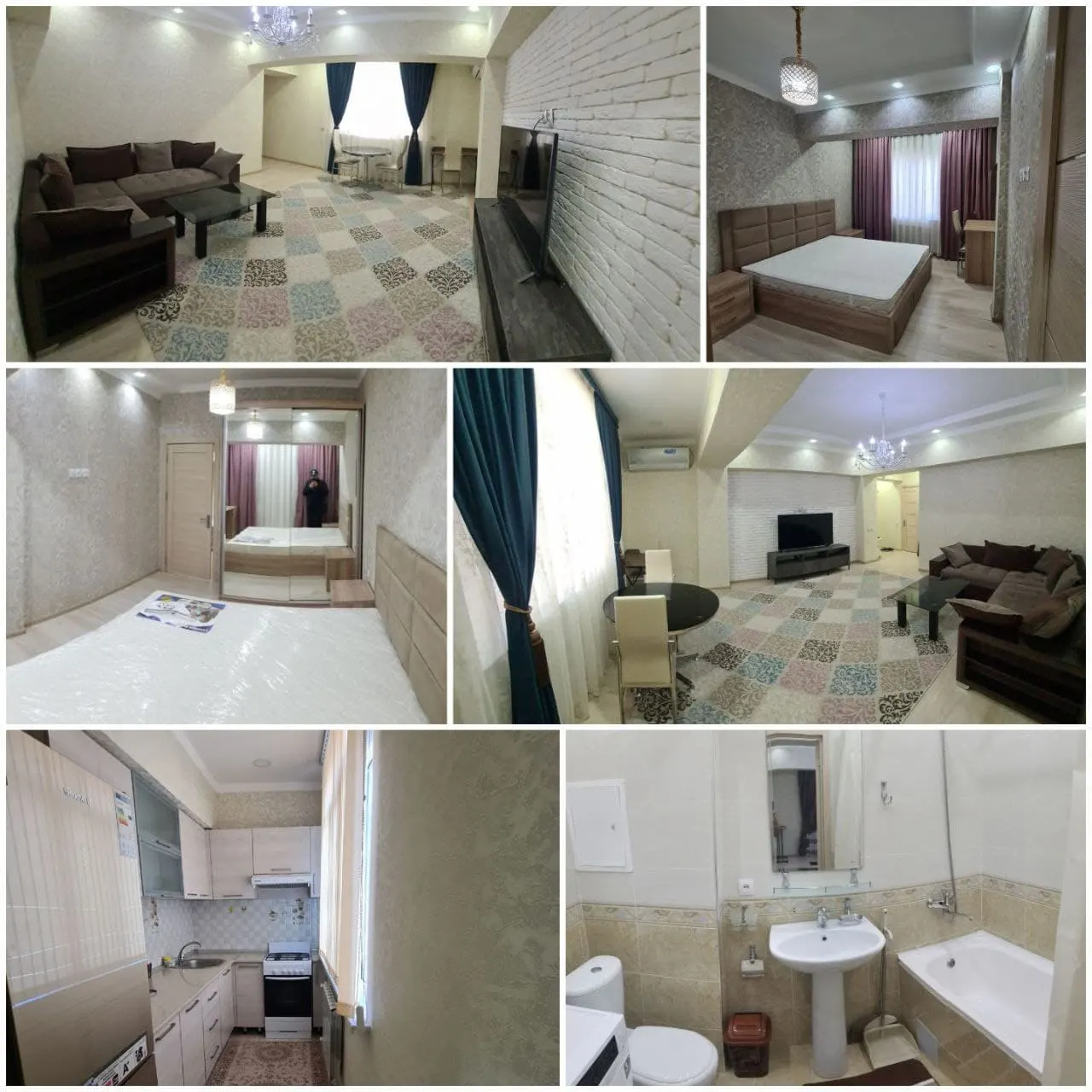 Ижарага берилади 2 хонали квартира, 70 м², 3/9 қават — Миробод тумани