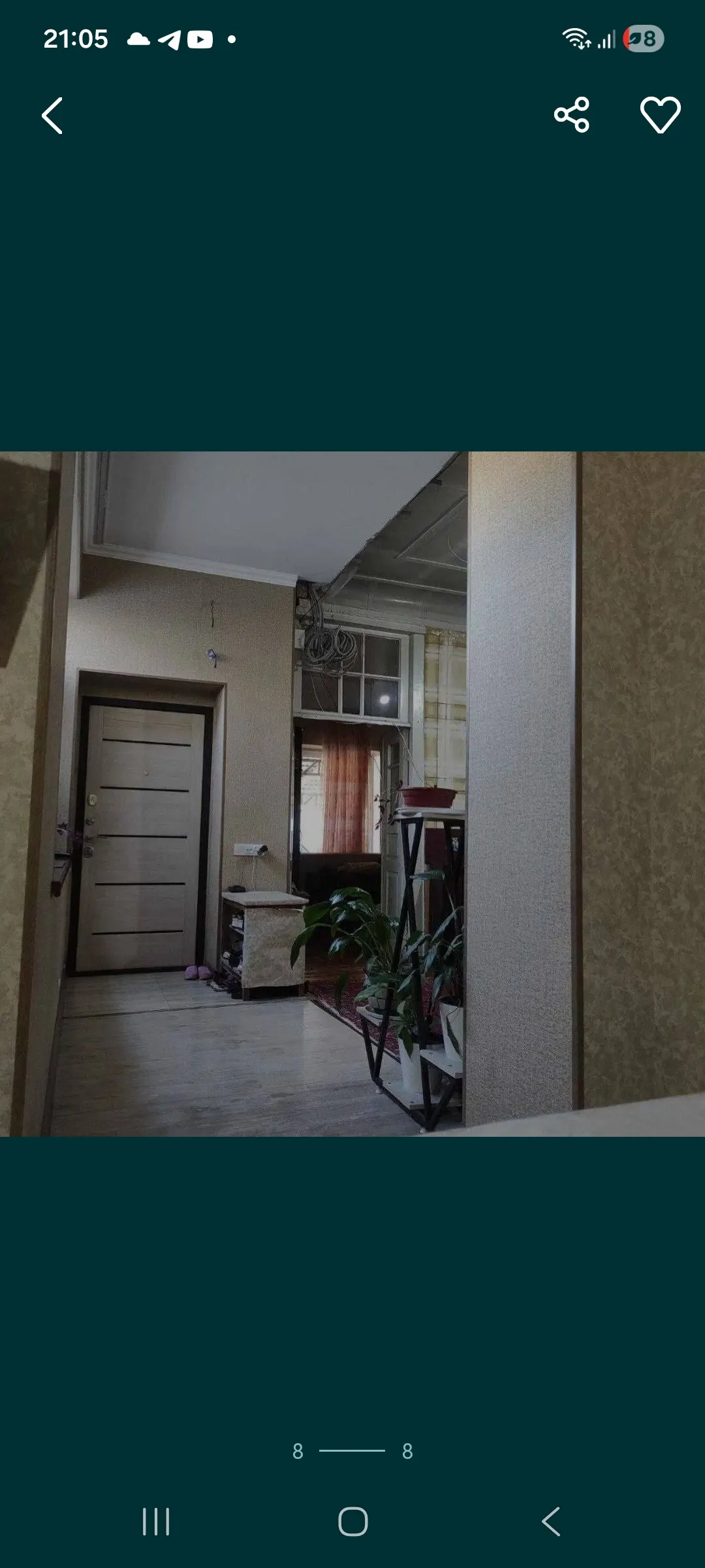 Сотилади 5 хонали ҳовли уй, 4 сотих, 110 м², 1 қаватли — Миробод тумани