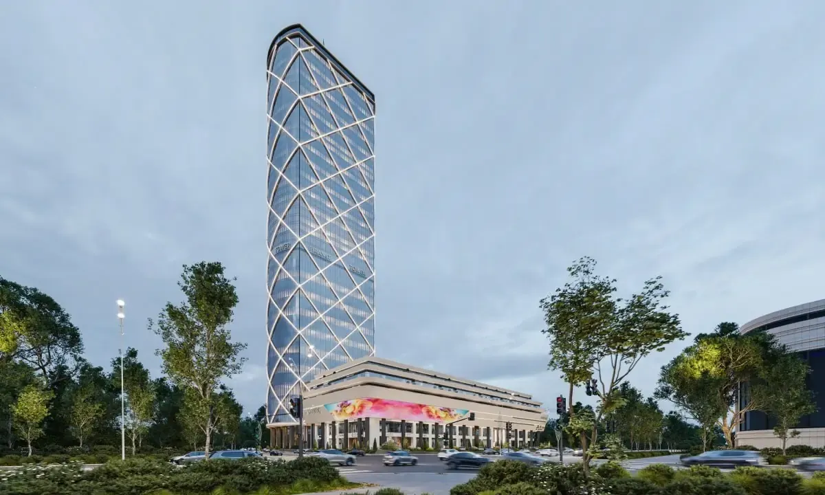 Продаётся 2-комнатная квартира, 63 м², 41/47 этаж — Яккасарайский район