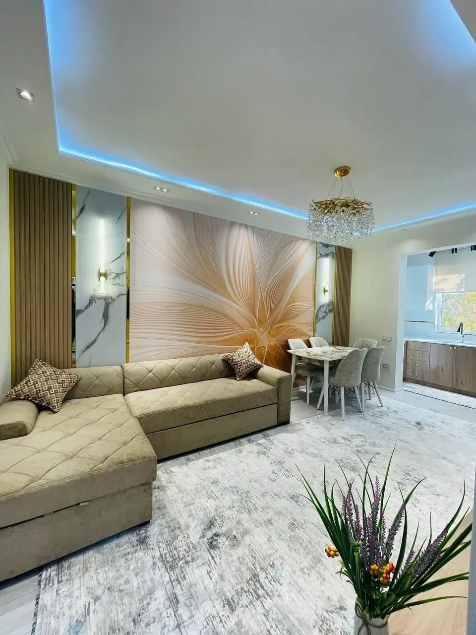 Ижарага берилади 2 хонали квартира, 50 м², 1/4 қават — Чилонзор тумани